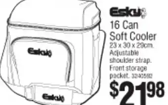 Bunnings Esky 16 Can Soft Cooler offer