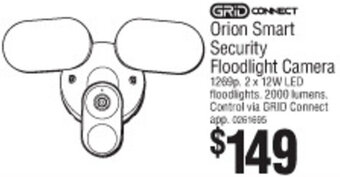 Bunnings Grid Connect Orion Smart Security Floodlight Camera offer