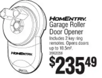 Bunnings Homentry Garage Roller Door Opener offer