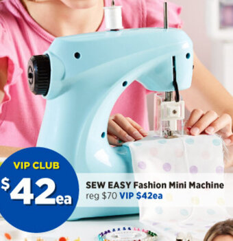Spotlight Sew Easy Fashion Mini Machine offer