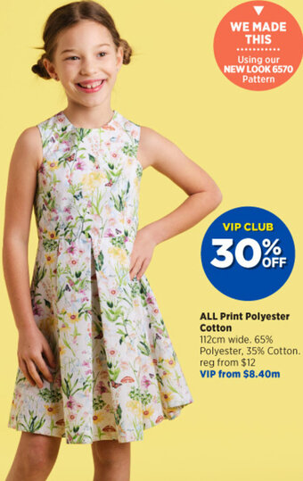 All Print Polyester Cotton