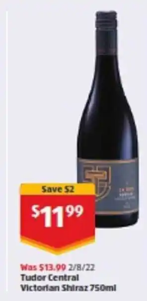 ALDI Tudor central victorian shiraz offer