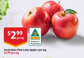 ALDI Australian pink lady apples offer
