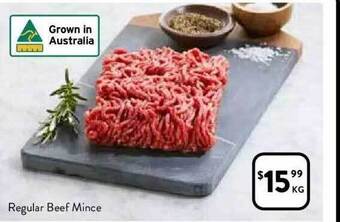 Foodworks Regular beef mince offer