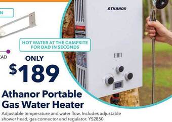 Athanor portable gas water heater