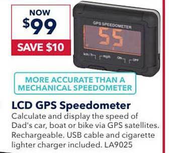 Lcd gps speedometer
