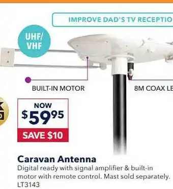Jaycar Electronics Caravan antenna offer