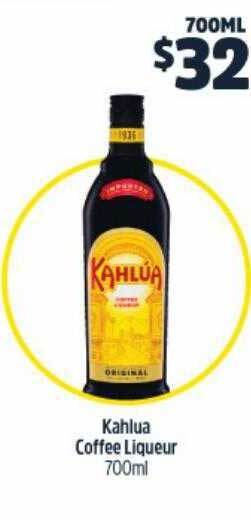BWS Kahlua coffee liqueur offer