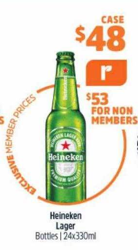 Heineken lager