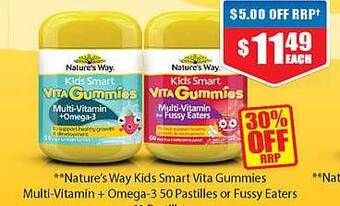 Chemist Warehouse Nature's way kids smart vita gummies offer