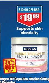 Chemist Warehouse Bioglan marine collagen beauty powder offer