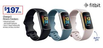 Officeworks Charge 5 fitness trackers offer