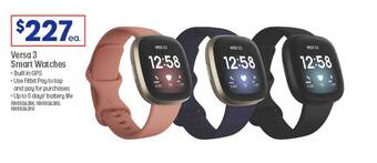 Officeworks Versa 3 smart watches offer