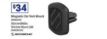 Officeworks Magnetic car vent mount offer