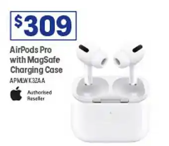 Officeworks Airpods with magsafe charging case offer