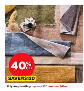 Spotlight Polypropylene rugs offer