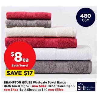 Spotlight Bath towel offer