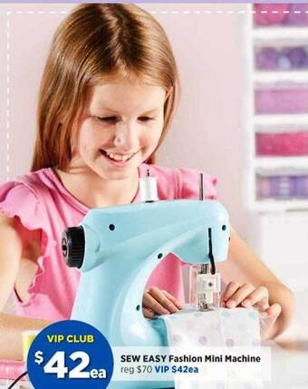 Spotlight Sew easy fashion mini machine offer