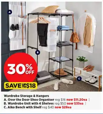 Spotlight Wardrobe storage & hangers offer