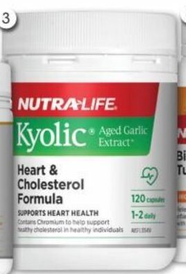 Good Price Pharmacy Nutra-Life kyolic Heart & Cholesterol Formula 120 Capsules offer