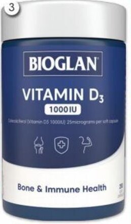 Good Price Pharmacy Bioglan Vitamin D3 1000IU 250 Capsules offer