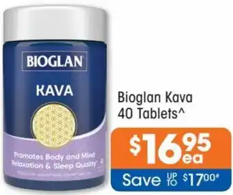 Good Price Pharmacy Bioglan Kava 40 Tablets offer