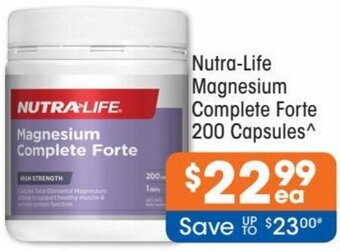 Good Price Pharmacy Nutra-Life Magnesium Complete Forte 200 Capsules offer