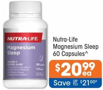 Good Price Pharmacy Nutra-Life Magnesium Sleep 60 Capsules offer