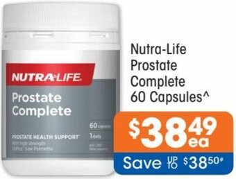 Good Price Pharmacy Nutra-Life Prostate Complete 60 Capsules offer