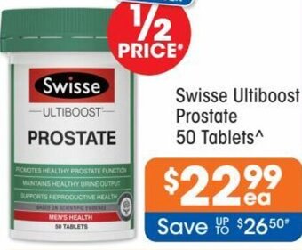 Good Price Pharmacy Swisse Ultiboost Prostate 50 Tablets offer