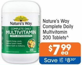 Good Price Pharmacy Nature's Way Complete Daily Multivitamin 200 Tablets offer