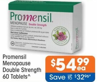 Good Price Pharmacy Promensil Menopause Double Strength 60 Tablets offer