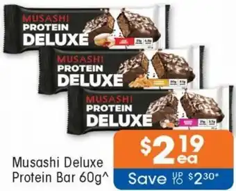 Good Price Pharmacy Musahi Deluxe Protein Bar 60g offer