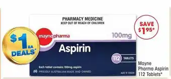Good Price Pharmacy Mayne pharma aspirin 112 tablets offer