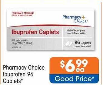 Good Price Pharmacy Pharmacy choice ibuprofen 96 caplets offer