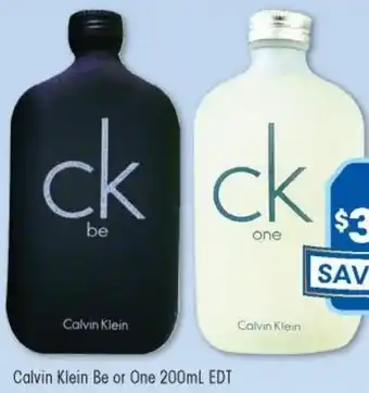 Good Price Pharmacy Calvin Klein Be or One 200m offer