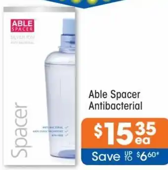 Good Price Pharmacy Able Spacer Antibacterial offer