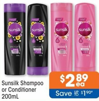Good Price Pharmacy Sunsilk Shampoo Or Conditioner 200ml offer