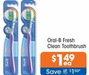 Good Price Pharmacy Oral-B Fresh Clean Toothbrush offer