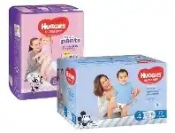 Coles Huggies Nappies Jumbo 64 Pack-108 Pack or Ultra Dry Nappy Pants Jumbo 54 Pack offer