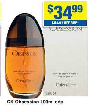 My Chemist Ck obsession 100ml edp offer