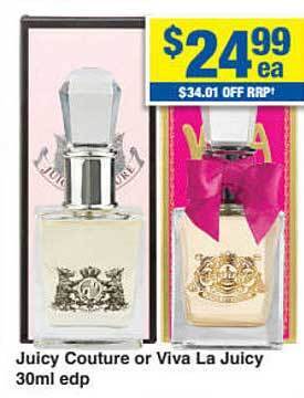 My Chemist Juicy couture or viva la juicy 30ml edp offer