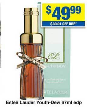 My Chemist Estée lauder youth-dew 67ml edp offer