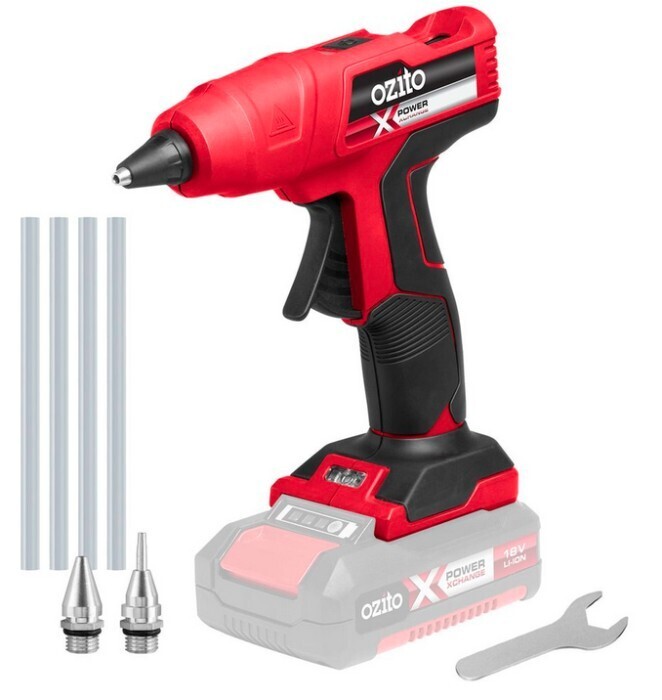 Ozito pxc 18v glue gun offer at Bunnings