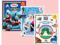 ALDI Licensed Sticker Treasury Books offer
