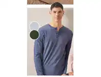 ALDI Men’s Organic Cotton Long Sleeve Tee offer