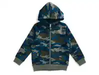 BIG W K-D Camo Zip Thru Sizes 1-7 offer
