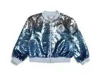 BIG W Disney Princess Sequin Jacket Blue Sizes 3-8 offer