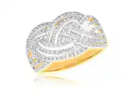Grahams Jewellers 0.50ct Diamond Wave Ring offer