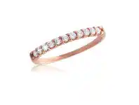 Grahams Jewellers 18ct Rose Gold Ring with 0.25 Carats of Diamonds offer